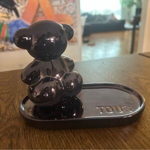Tous Black  Bear Jewerly Holder
